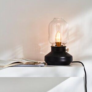 Ikea TÄRNABY Table lamp, dimmable anthracite, 10 "
